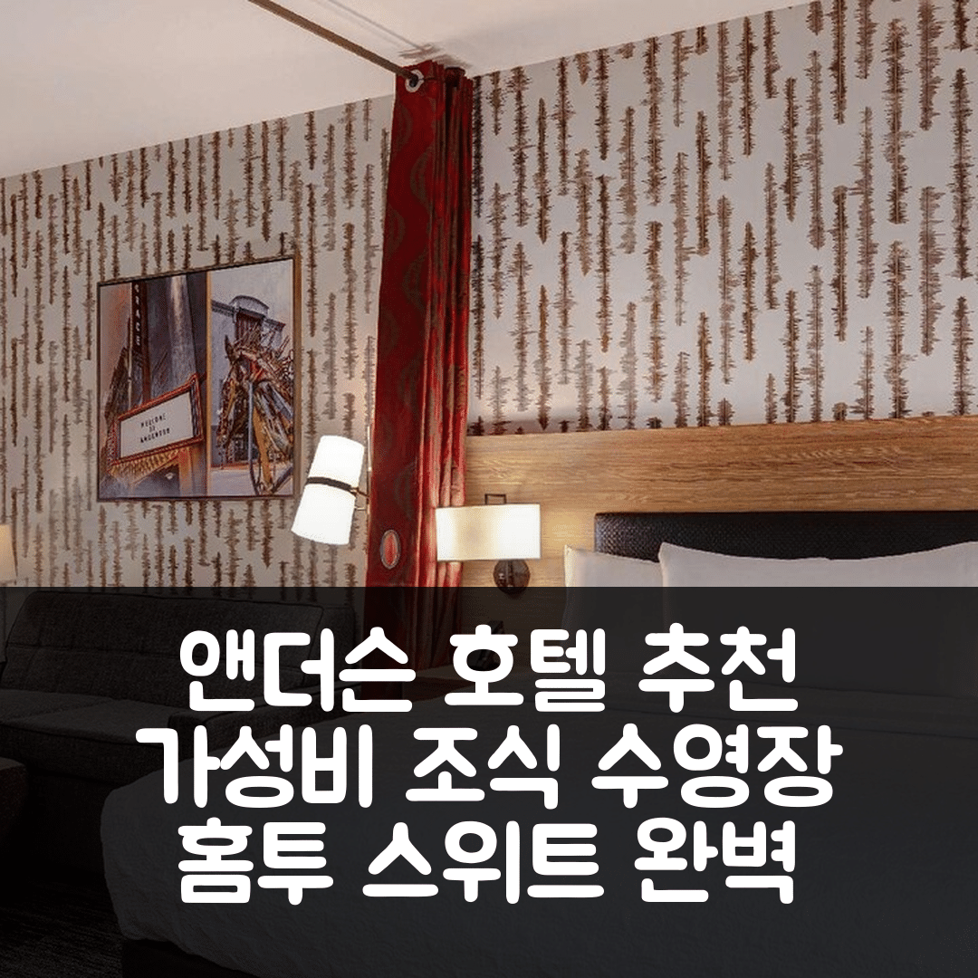 앤더슨 숙소 여행 호텔 추천 홈투 스위트 바이 힐튼 앤더슨 다운타운 | 가성비 조식 및 수영장 정보 5가지