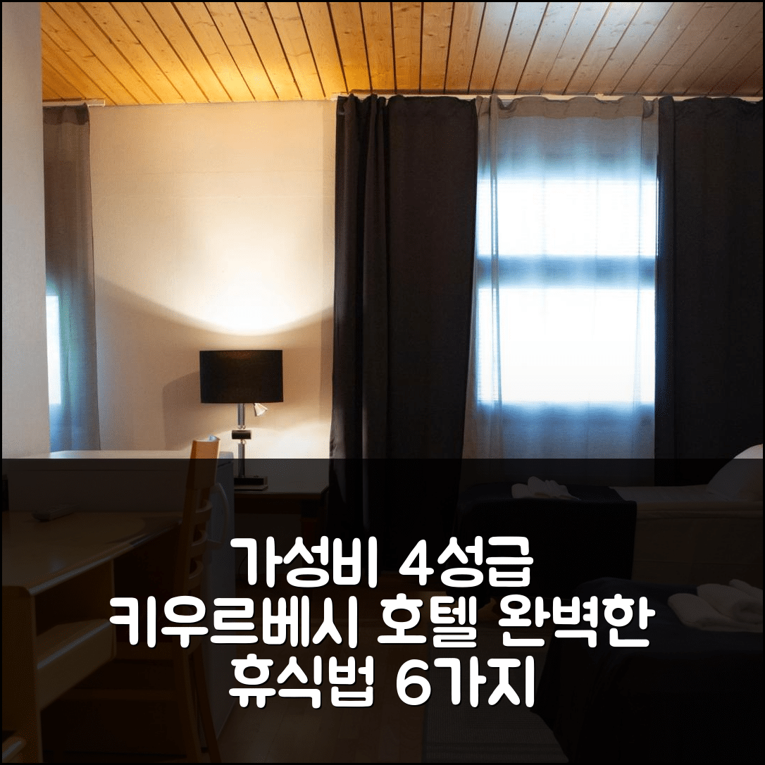 키우루베시 숙소 여행 호텔 추천 핫텔리 펠토호비 | 가성비 좋은 4성급 조식과 수영장으로 완벽한 휴식 6가지 방법