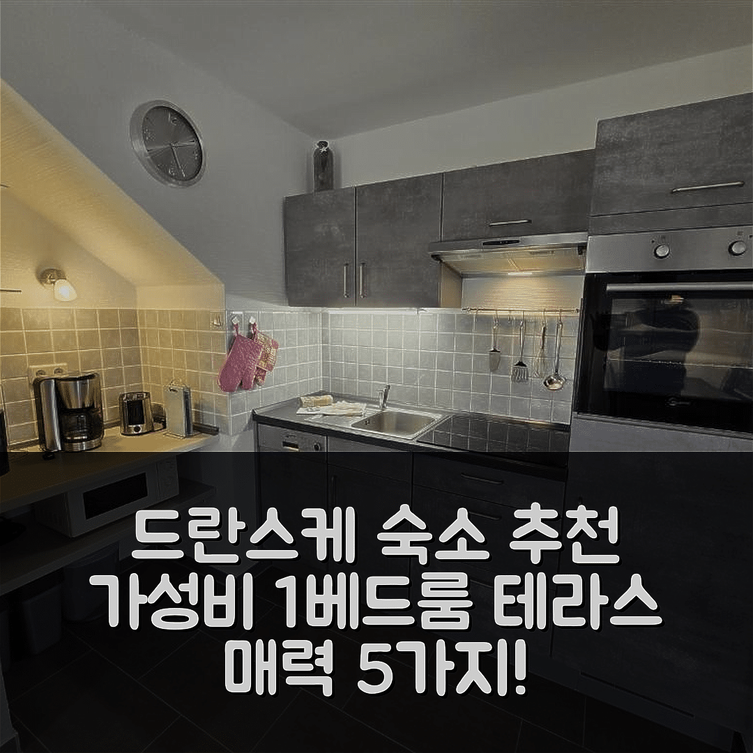 드란스케 숙소 여행 호텔 추천 페리돈프 루가나 | 가성비 뛰어난 1베드룸과 테라스의 5가지 매력