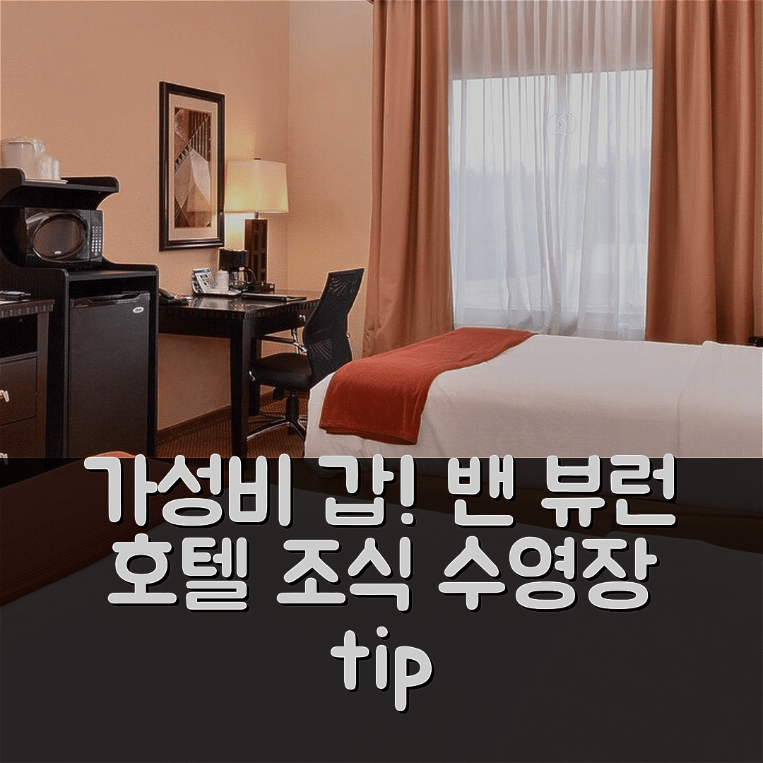 밴 뷰런 숙소 여행 호텔 추천 홀리데이 인 익스프레스 호텔 | 조식과 수영장으로 가성비 좋은 5가지 팁