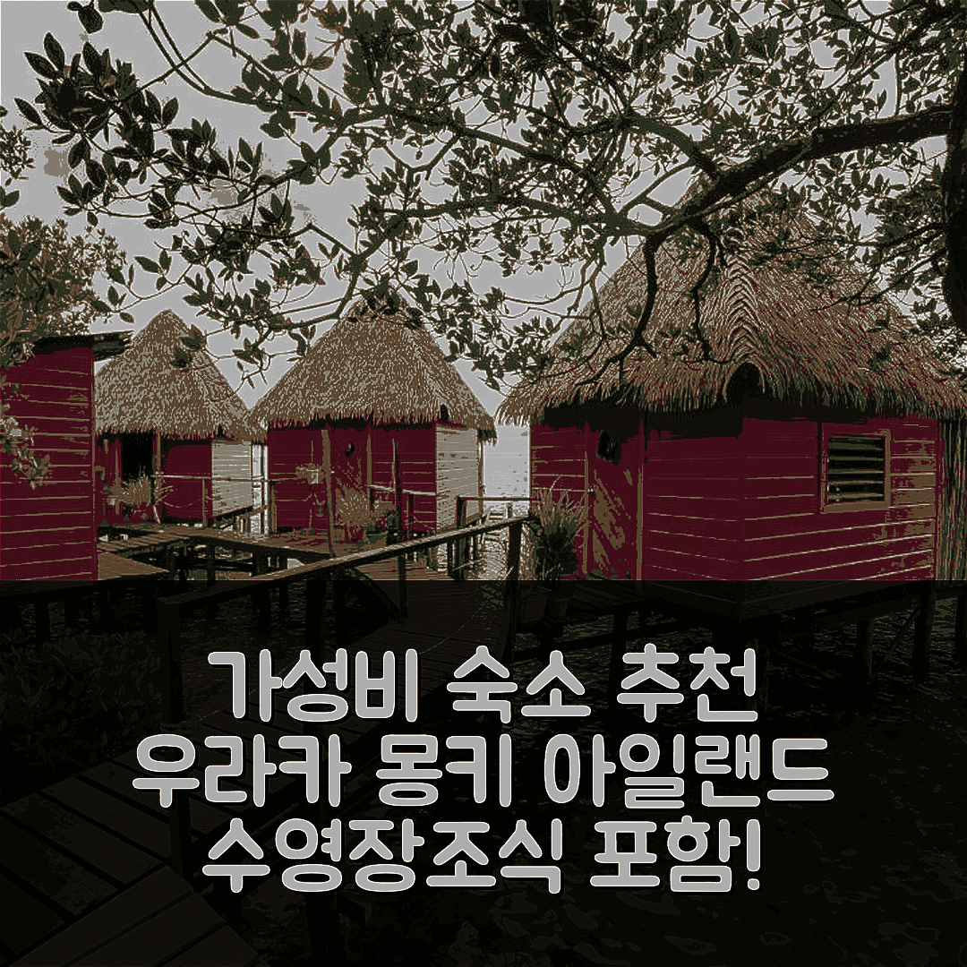 푼타 로렐 숙소 여행 호텔 추천 우라카 몽키 아일랜드 에코 리조트 | 수영장과 조식으로 즐기는 가성비 호텔 5가지 팁