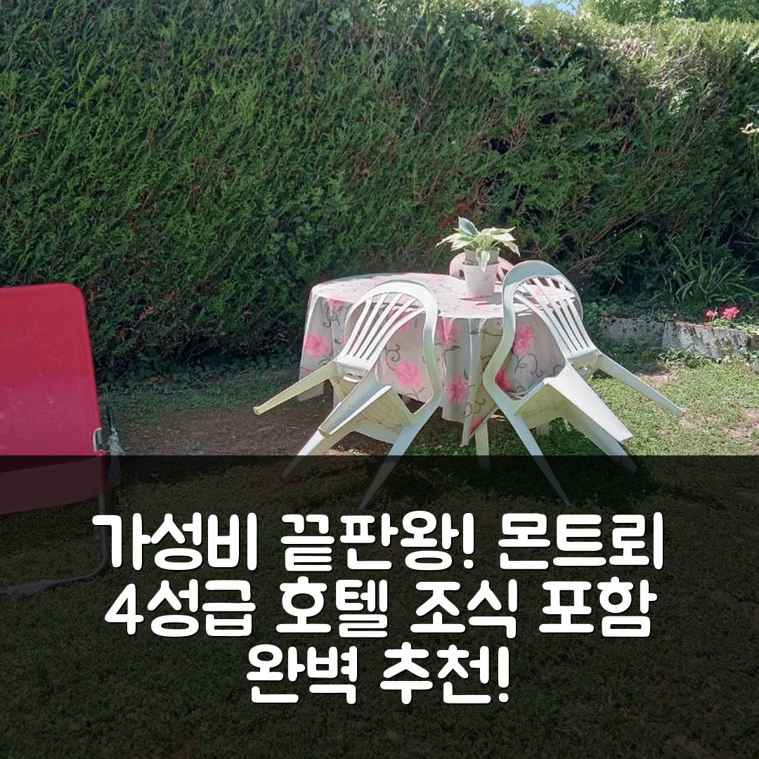 몬트뢰 숙소 여행 호텔 추천 페티 생 조르주 | 3가지 이유로 가성비 좋은 4성급 호텔과 조식 정보