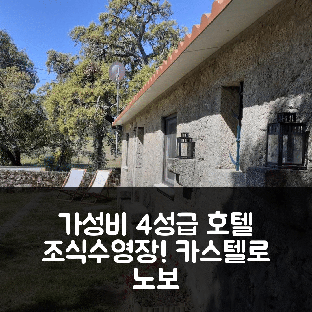 카스텔로 노보 숙소 여행 호텔 추천 카사 다 비냐 | 가성비 뛰어난 4성급 조식과 수영장 예약 정보 7가지