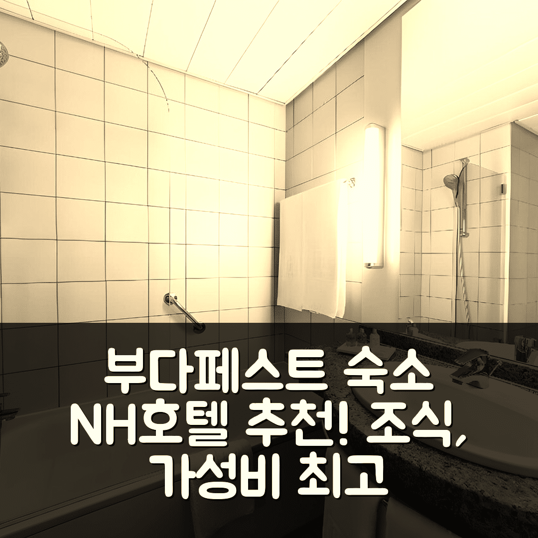 부다페스트 숙소 여행 호텔 추천 NH 부다페스트 시티 호텔 | 4성급 조식 가성비 뛰어난 위치와 예약 팁 6가지